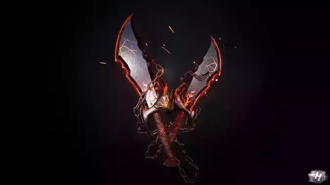 Low Poly Stylized Sword