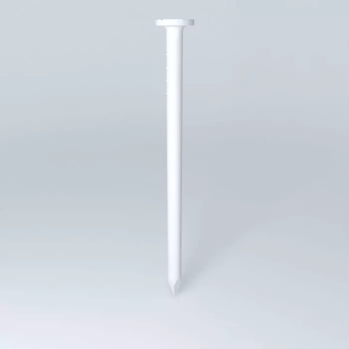 Nail plastic stake Free 3D model