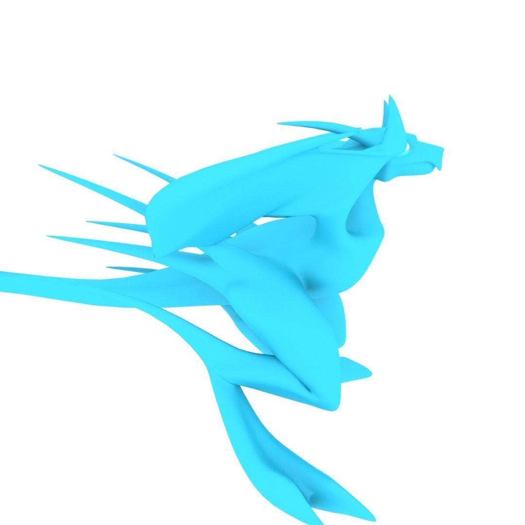 Bird Dragon MEDIUM Low-poly 3D model_28