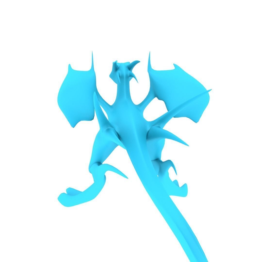 Bird Dragon MEDIUM Low-poly 3D model_39