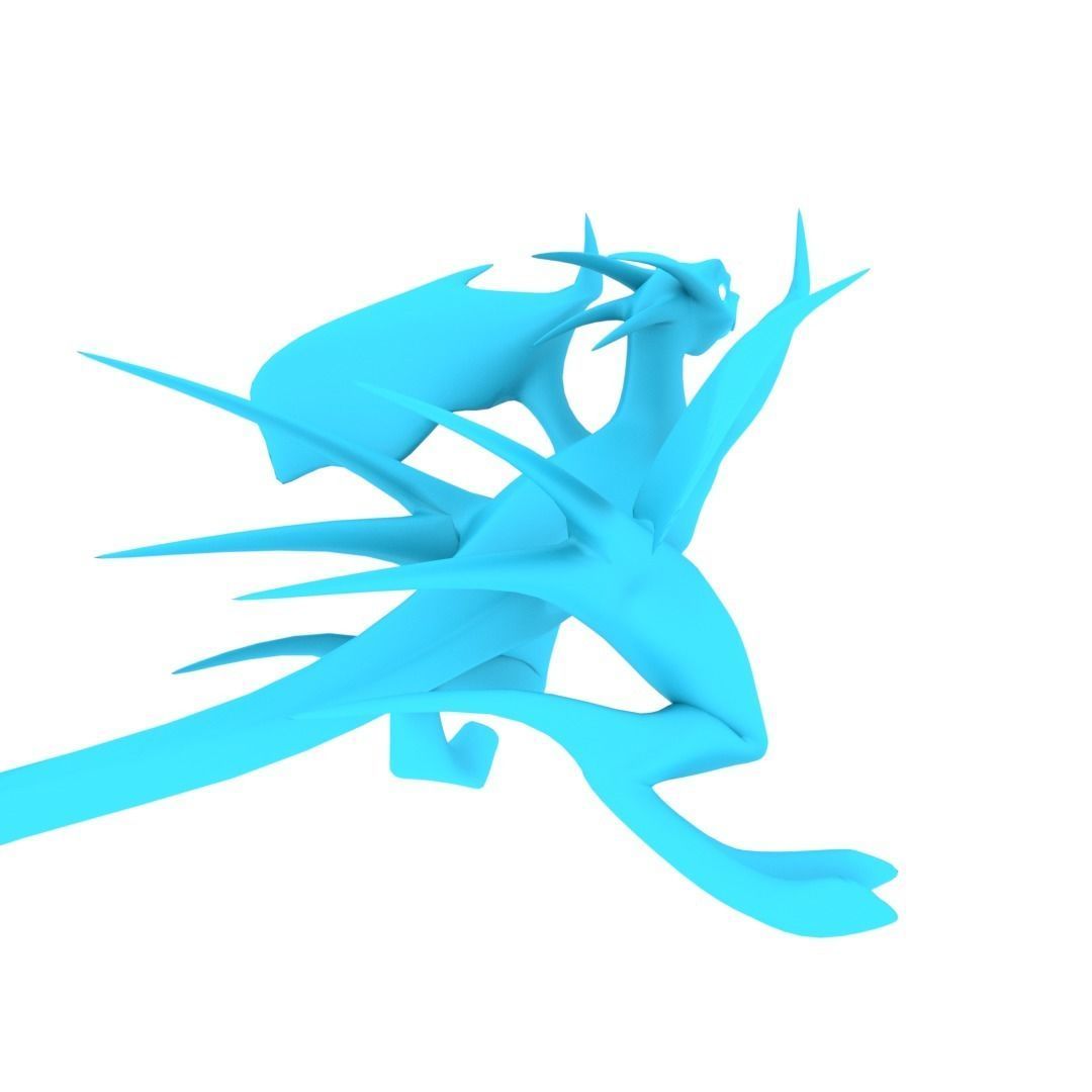 Bird Dragon MEDIUM Low-poly 3D model_34