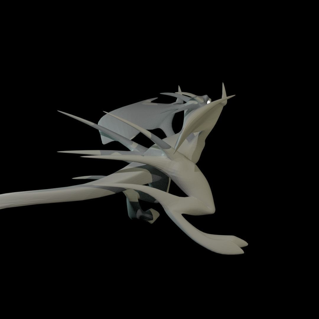 Bird Dragon MEDIUM Low-poly 3D model_58