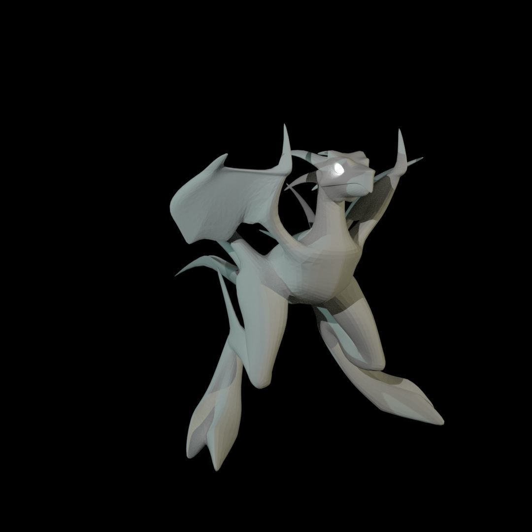 Bird Dragon MEDIUM Low-poly 3D model_65