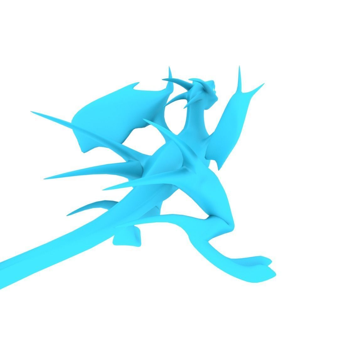 Bird Dragon MEDIUM Low-poly 3D model_35