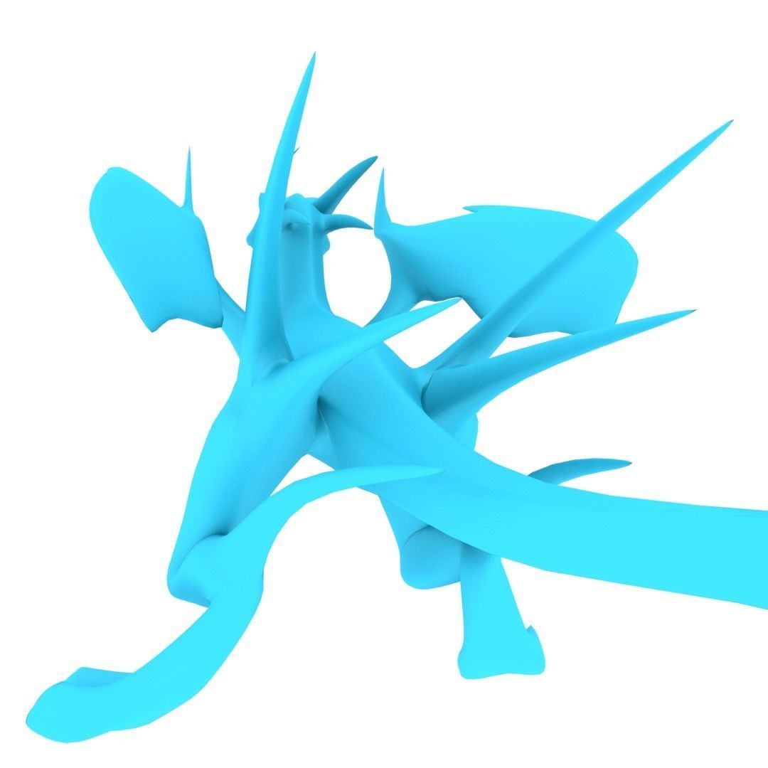 Bird Dragon MEDIUM Low-poly 3D model_17