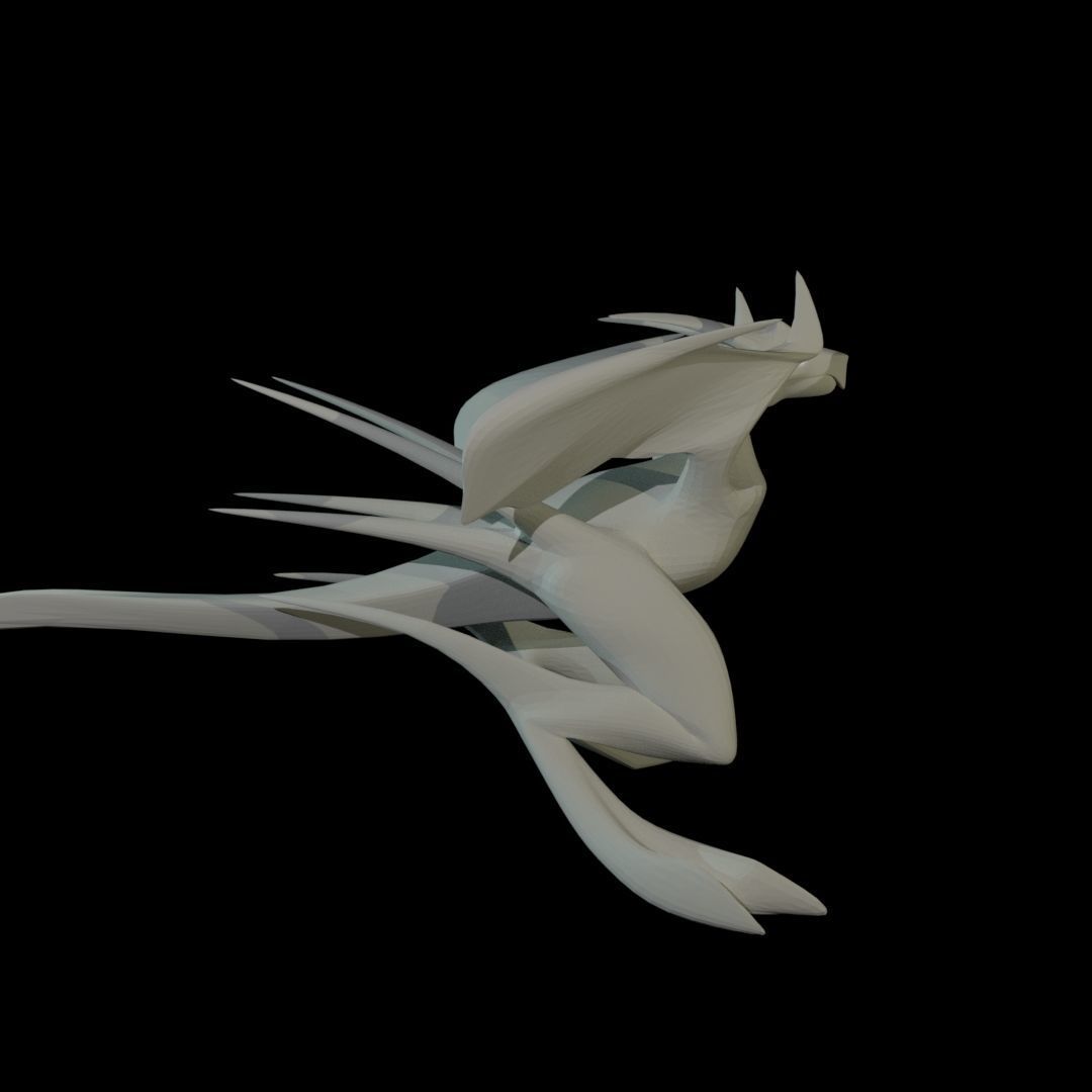 Bird Dragon MEDIUM Low-poly 3D model_57