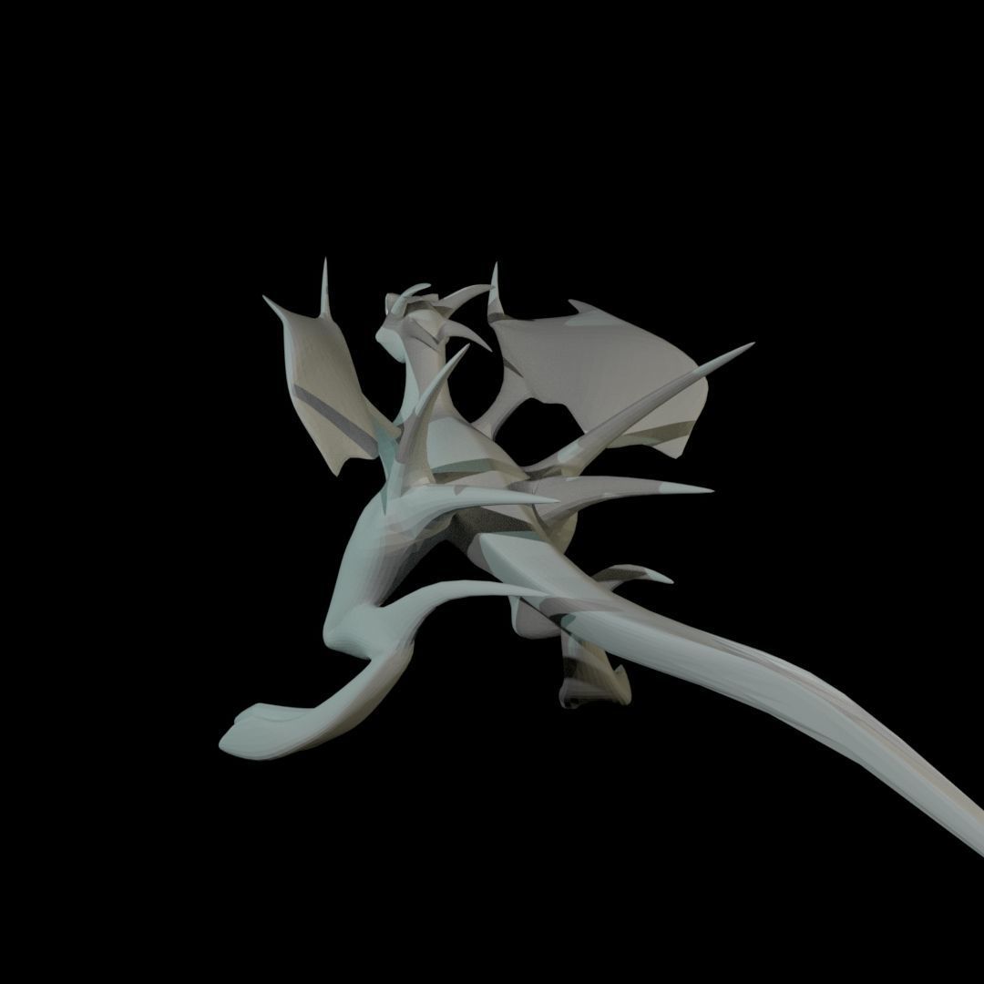 Bird Dragon MEDIUM Low-poly 3D model_60