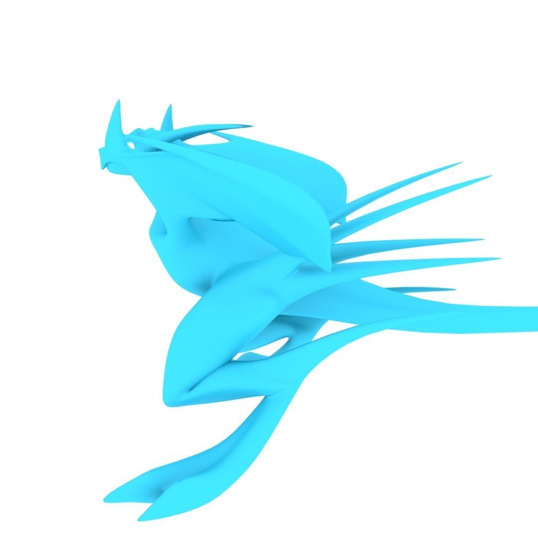 Bird Dragon MEDIUM Low-poly 3D model_46