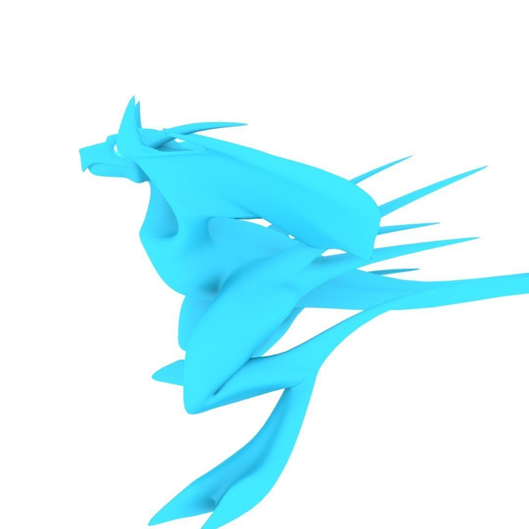 Bird Dragon MEDIUM Low-poly 3D model_48