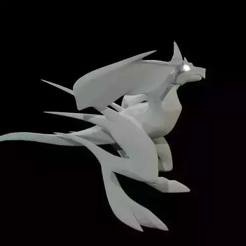 Bird Dragon MEDIUM Low-poly 3D model