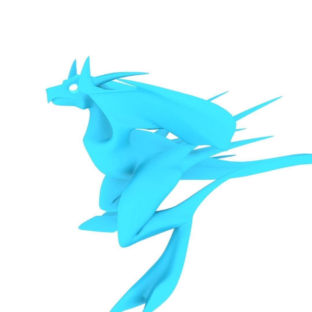 Bird Dragon MEDIUM Low-poly 3D model_49