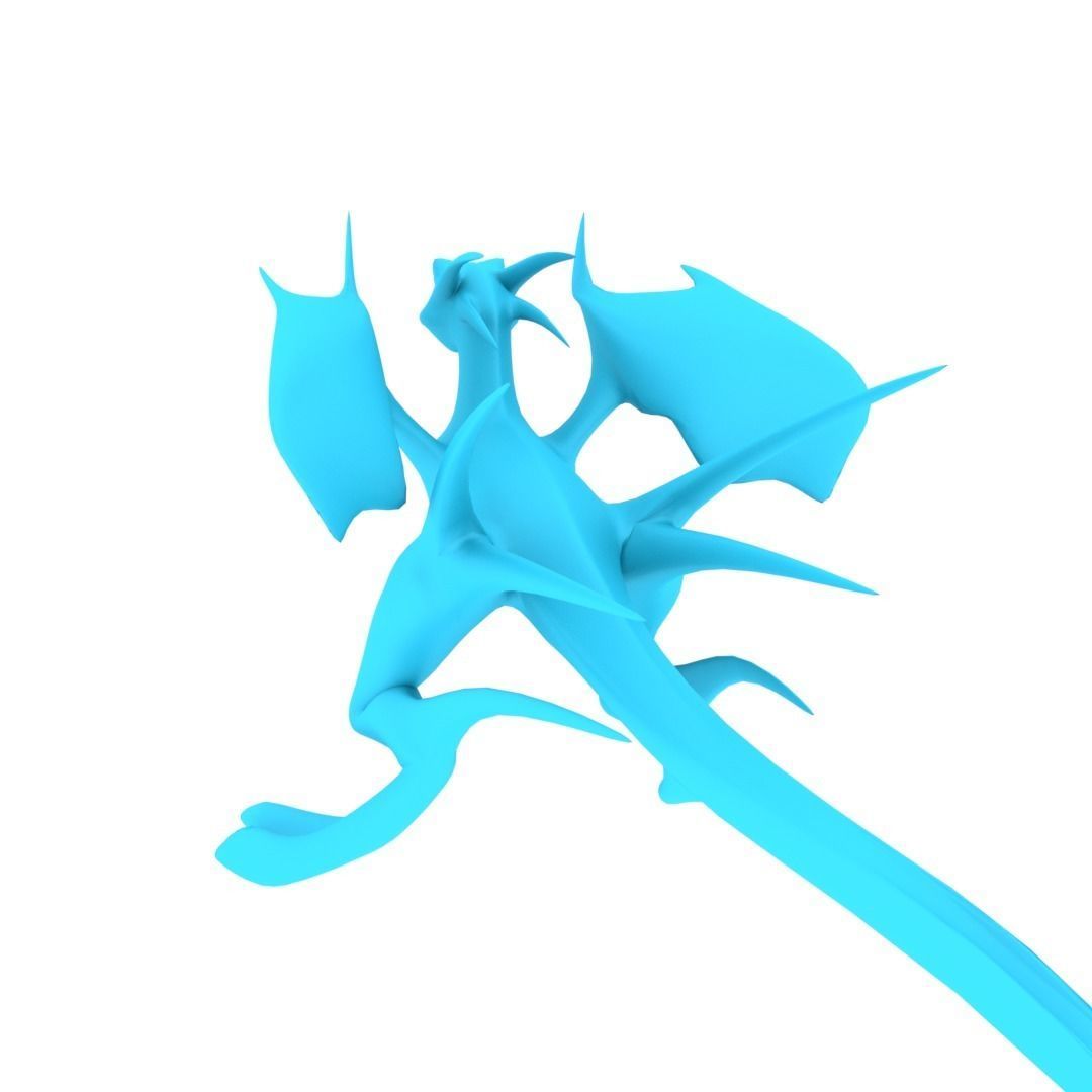 Bird Dragon MEDIUM Low-poly 3D model_40