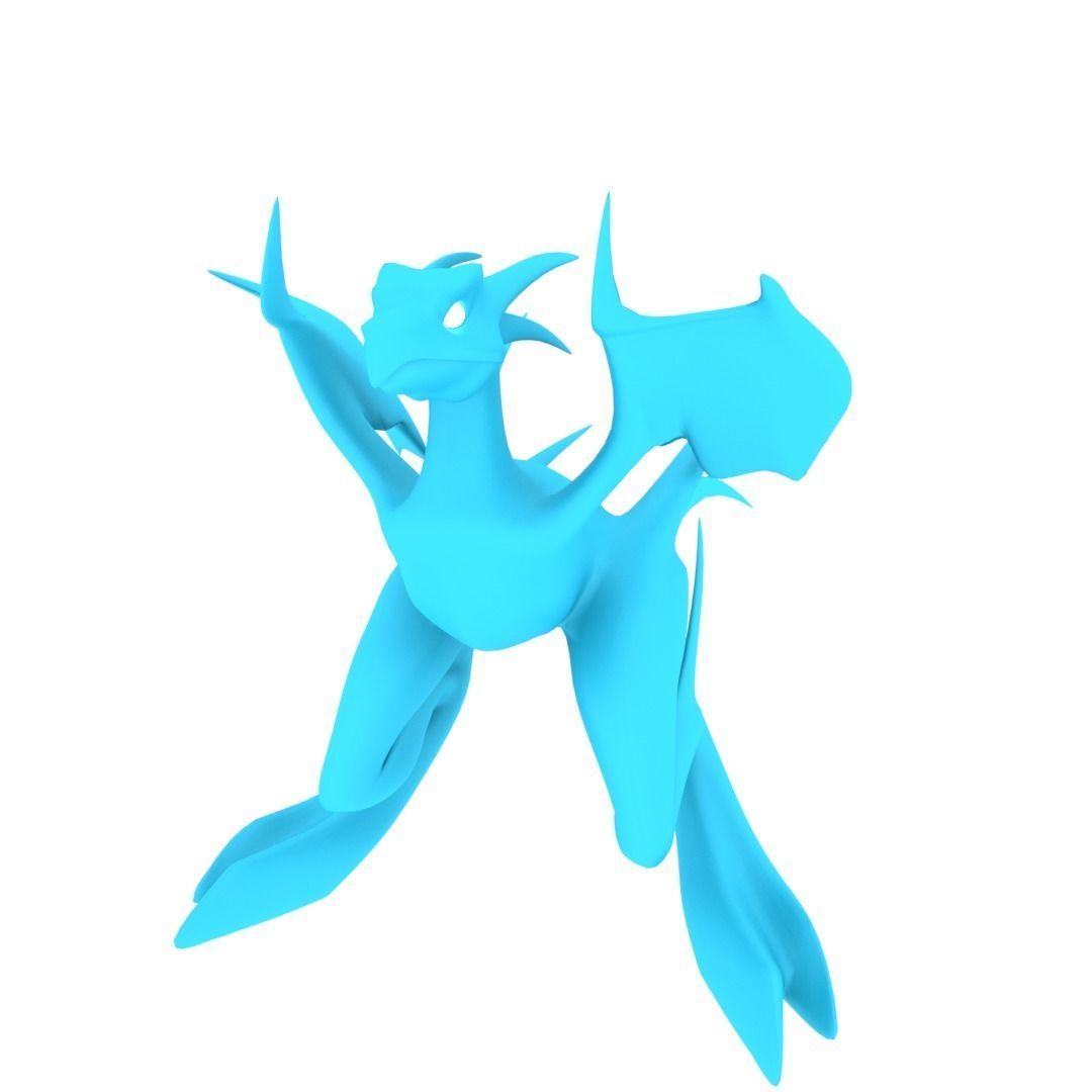 Bird Dragon MEDIUM Low-poly 3D model_54