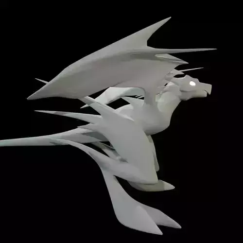 Bird Dragon LARGE Low-poly 3D model