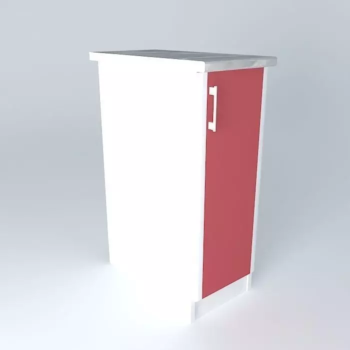 Cabinets cabinet with gold legs Free 3D model_0