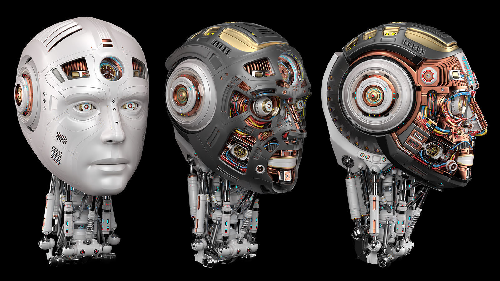 Robot Head 2 3D model_1