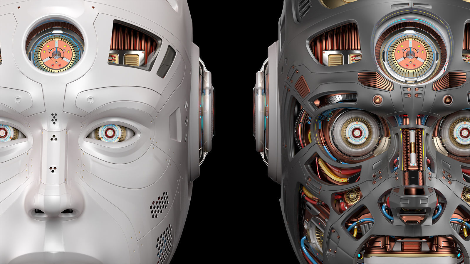 Robot Head 2 3D model_2