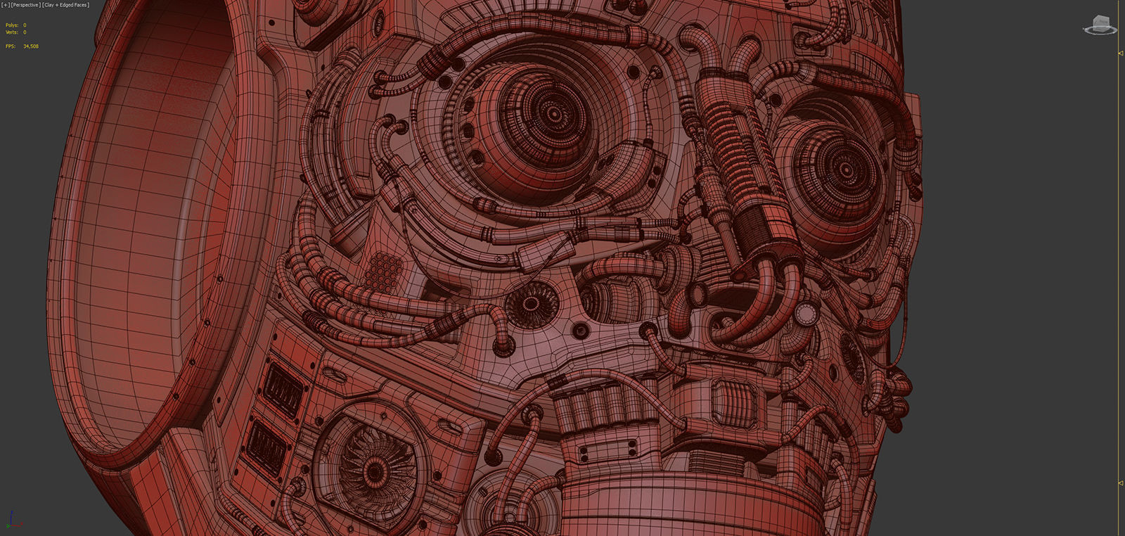 Robot Head 2 3D model_18