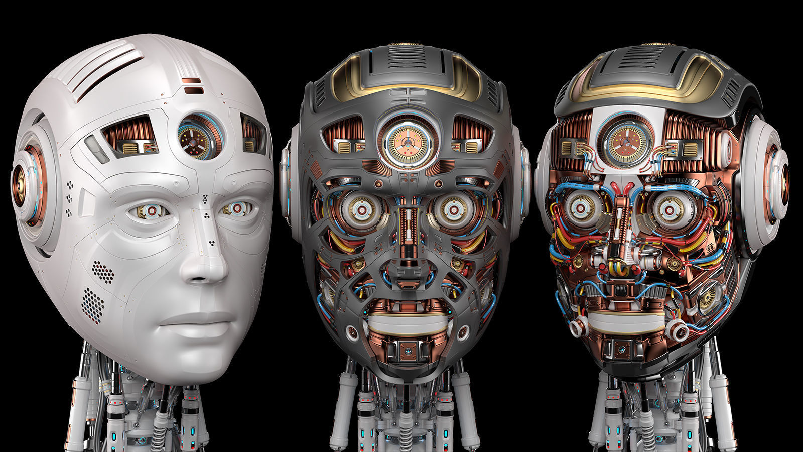Robot Head 2 3D model_11