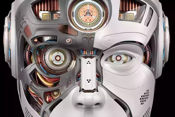 Robot Head 2 3D model