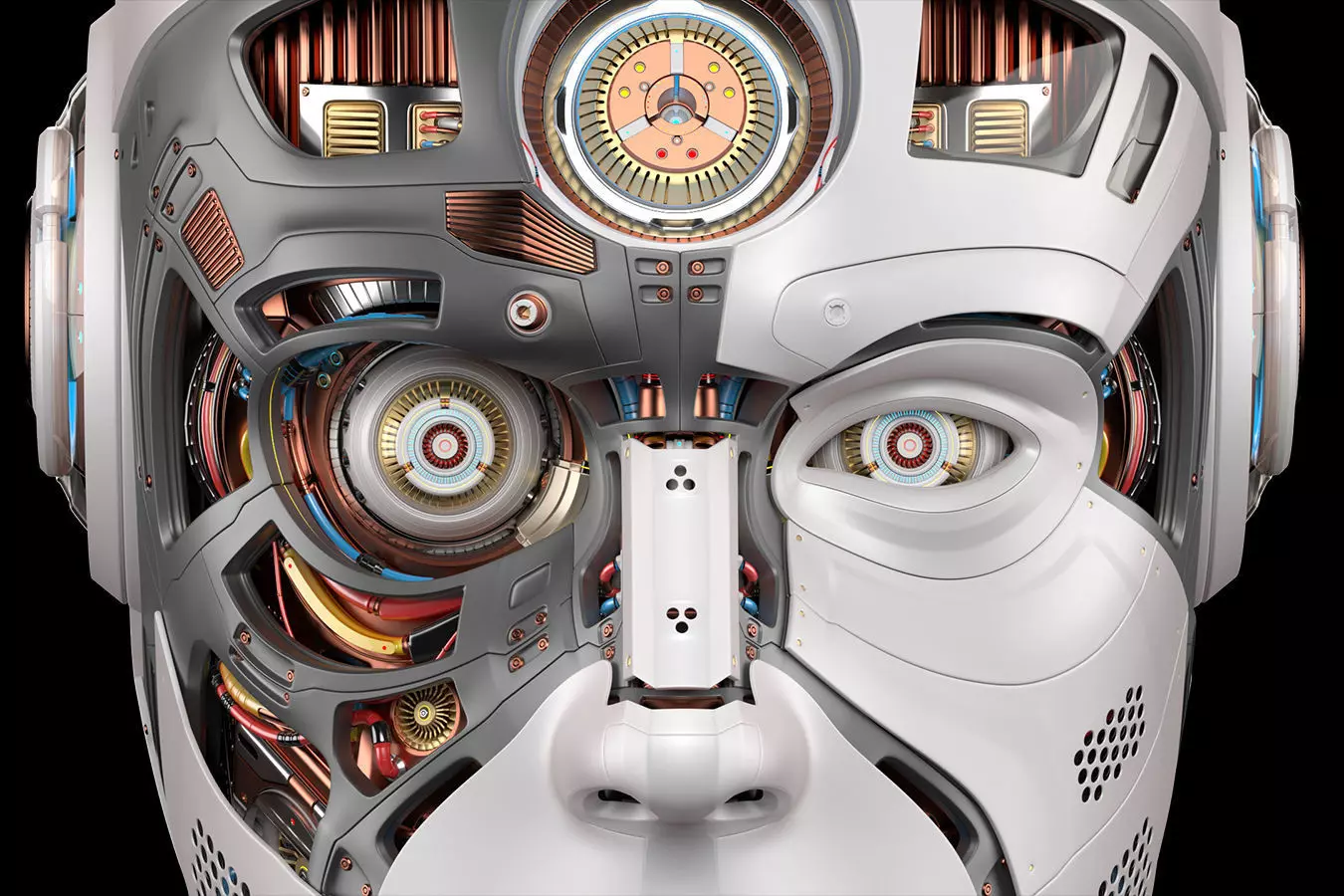 Robot Head 2 3D model_0