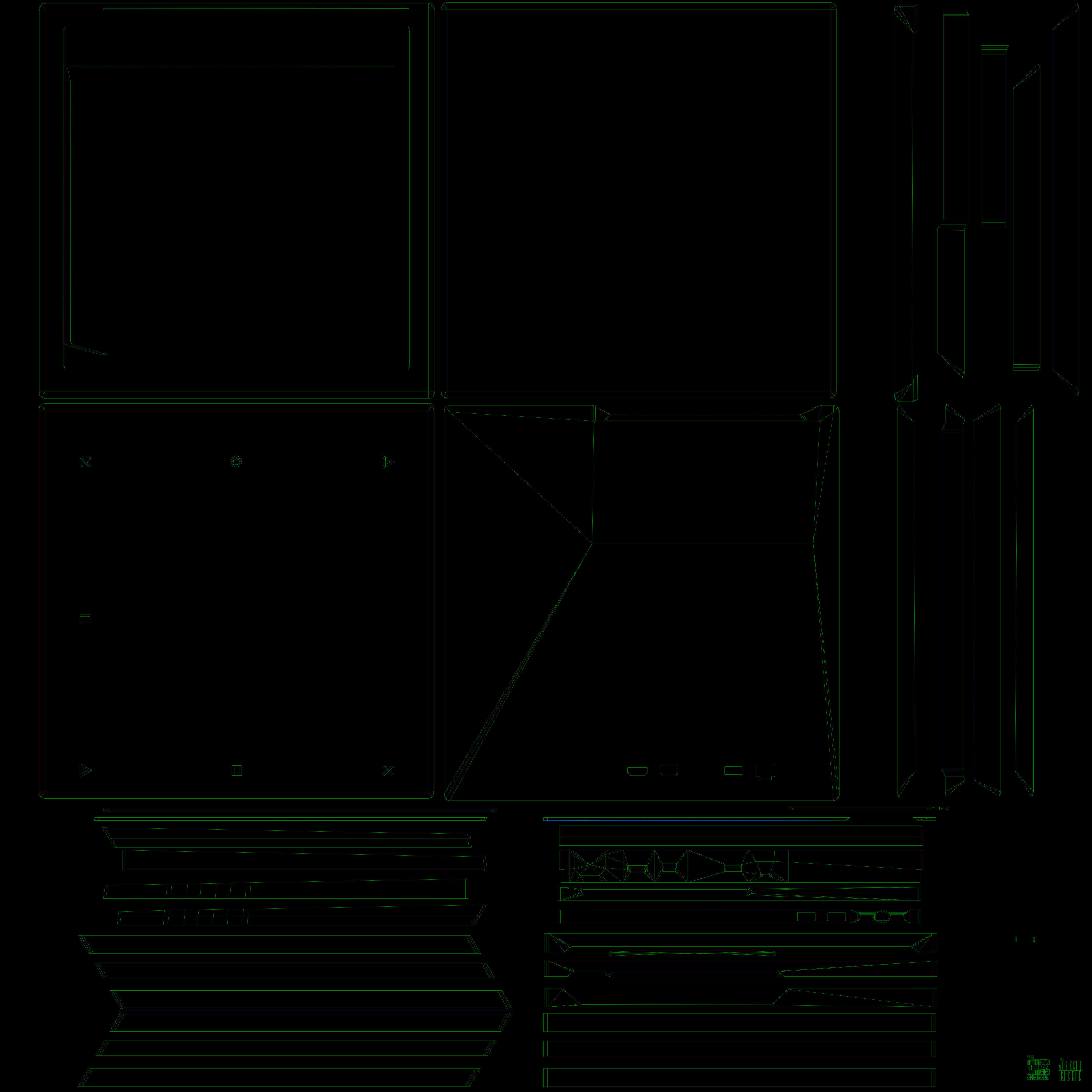 Sony PlayStation 4 Pro Low-poly 3D model_59