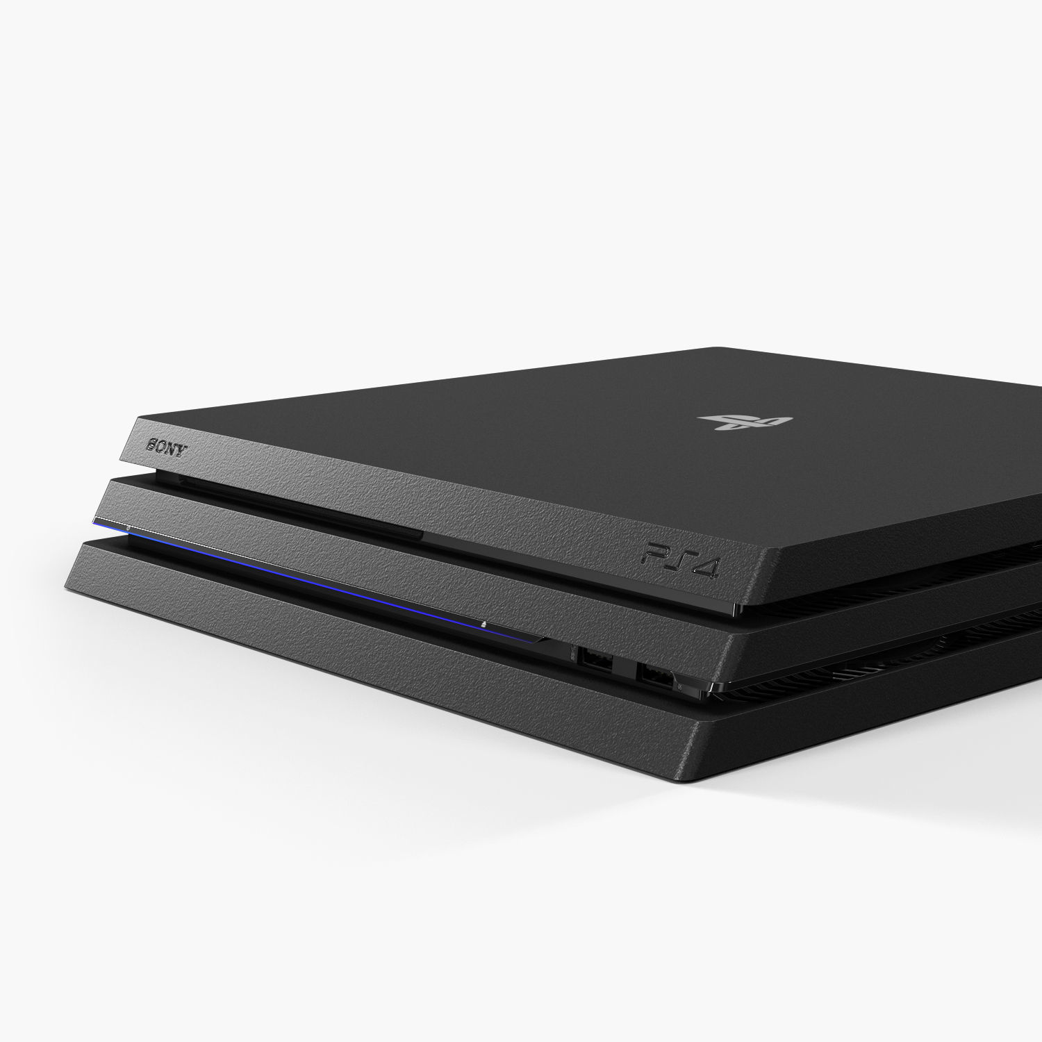 Sony PlayStation 4 Pro Low-poly 3D model_13