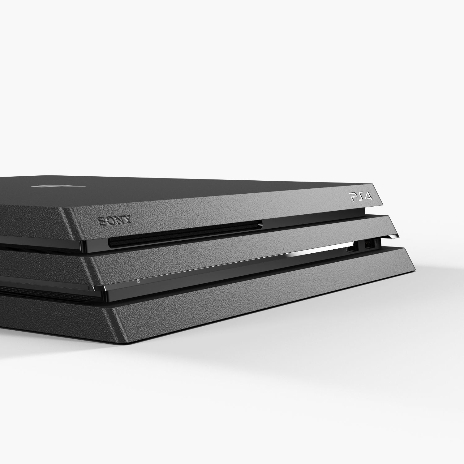 Sony PlayStation 4 Pro Low-poly 3D model_18
