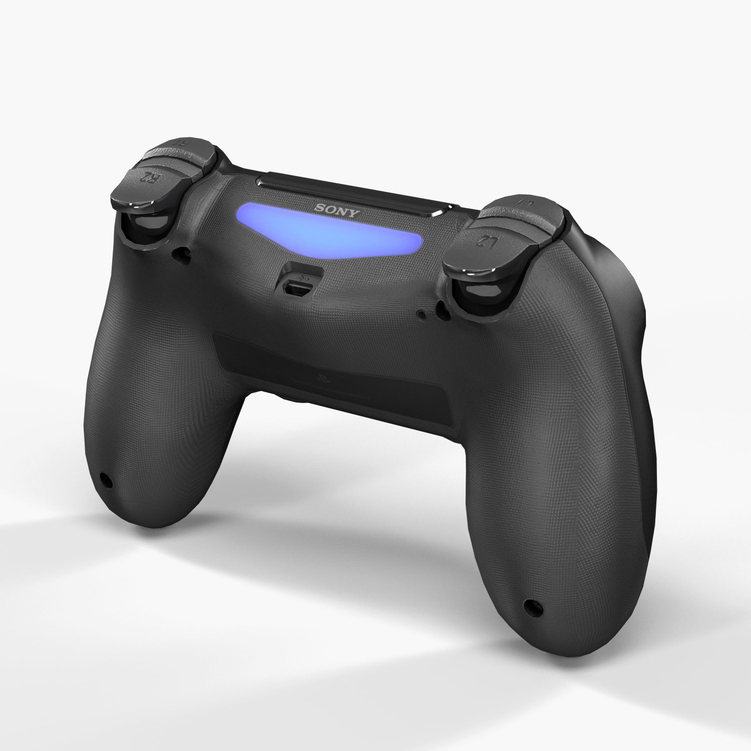 Sony PlayStation 4 Pro Low-poly 3D model_32