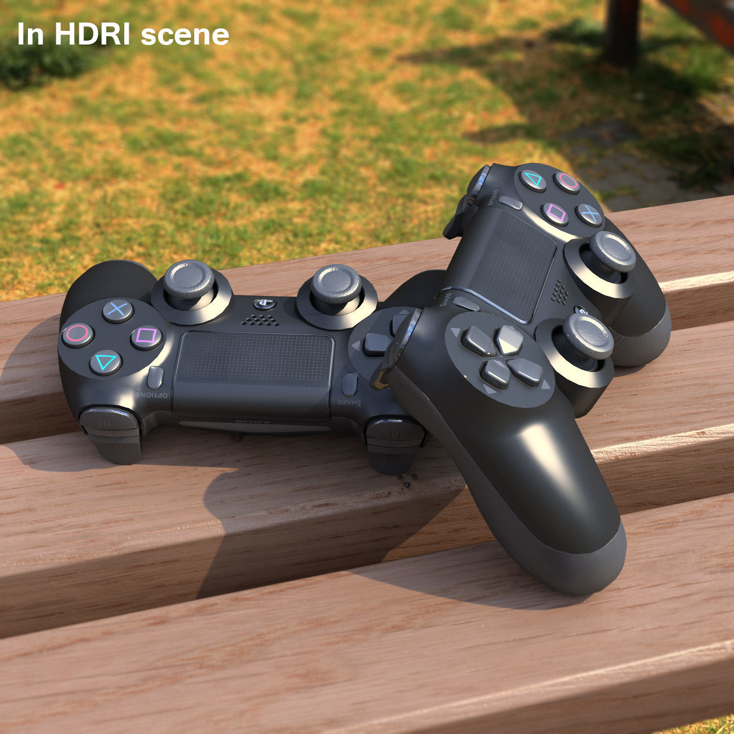 Sony PlayStation 4 Pro Low-poly 3D model_45