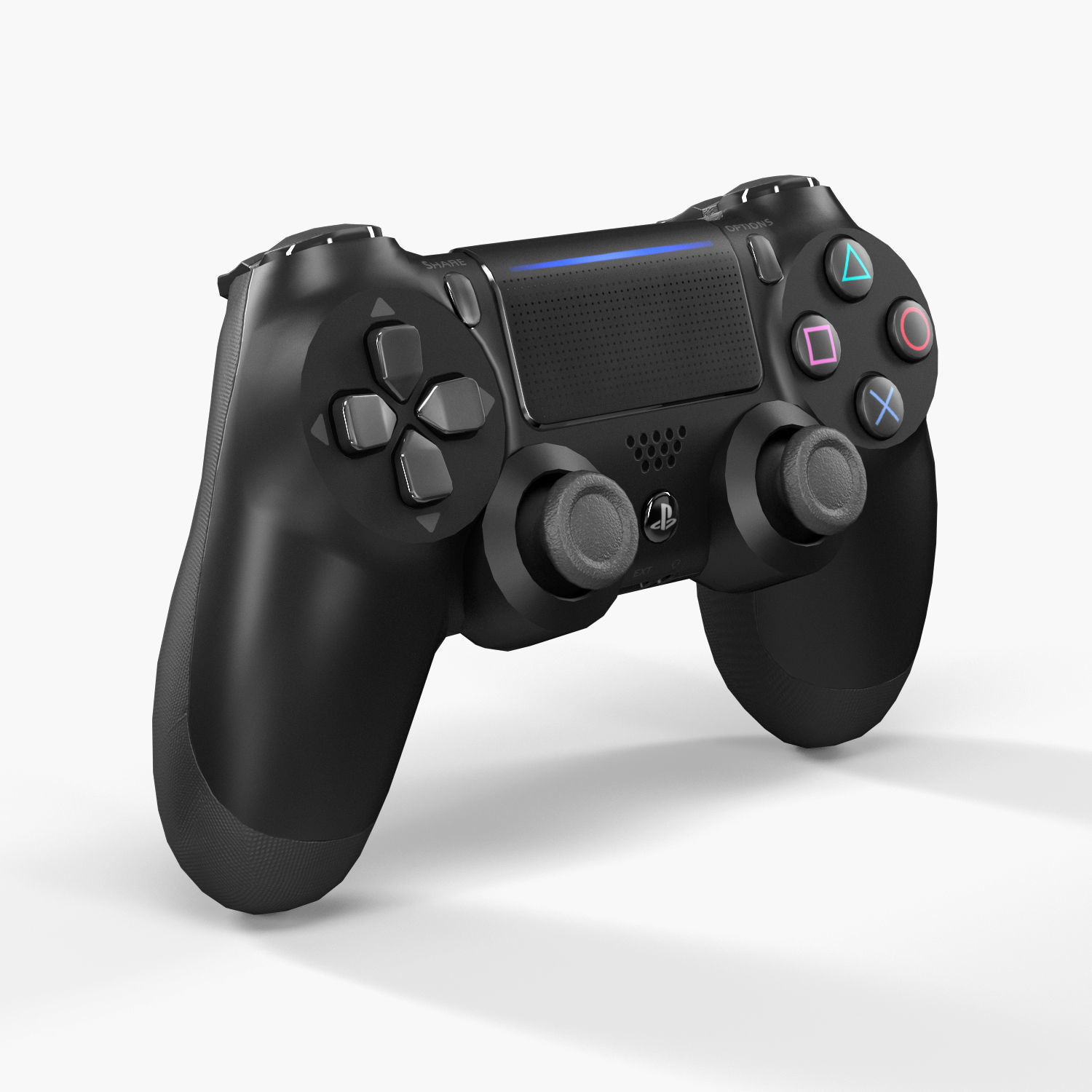 Sony PlayStation 4 Pro Low-poly 3D model_31