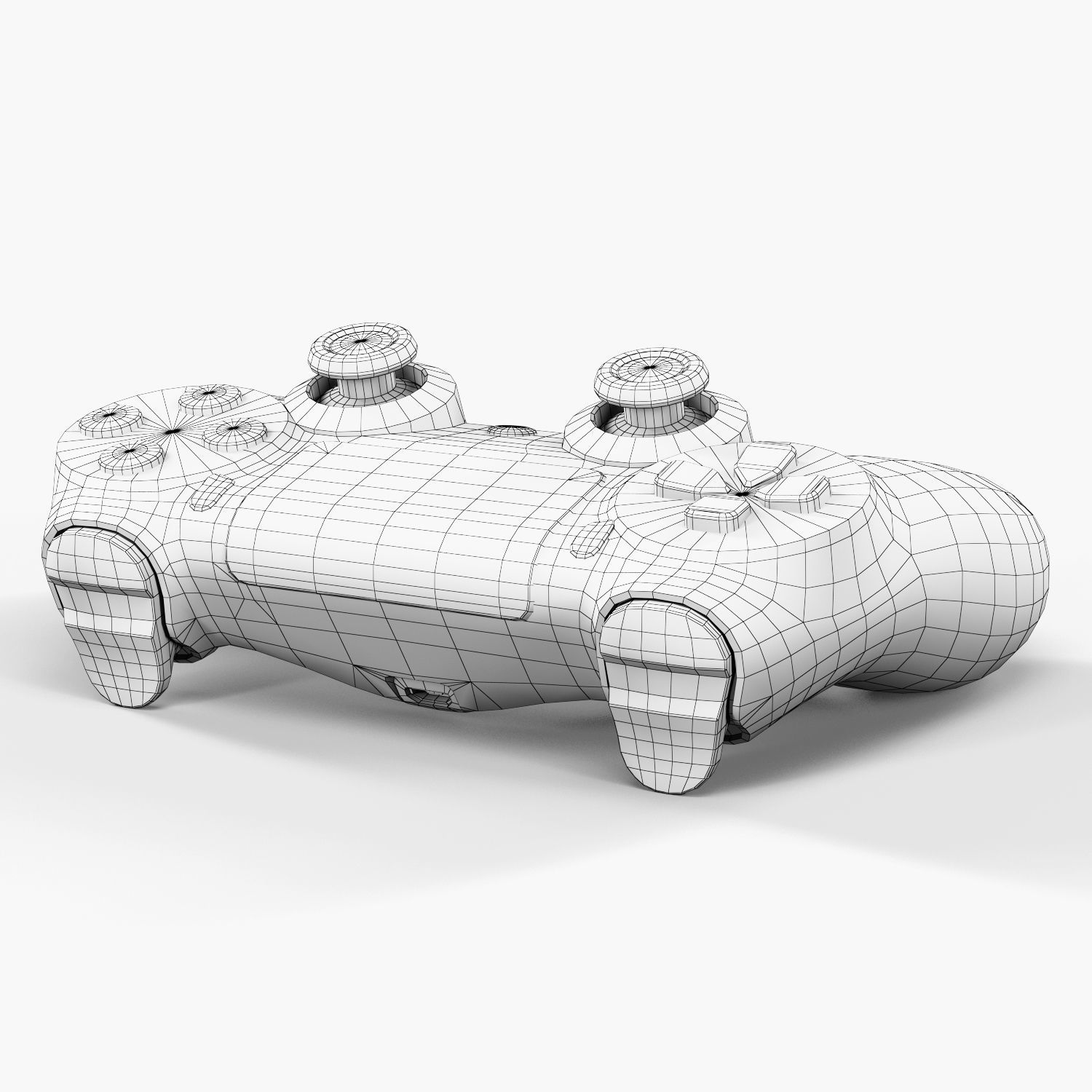 Sony PlayStation 4 Pro Low-poly 3D model_49