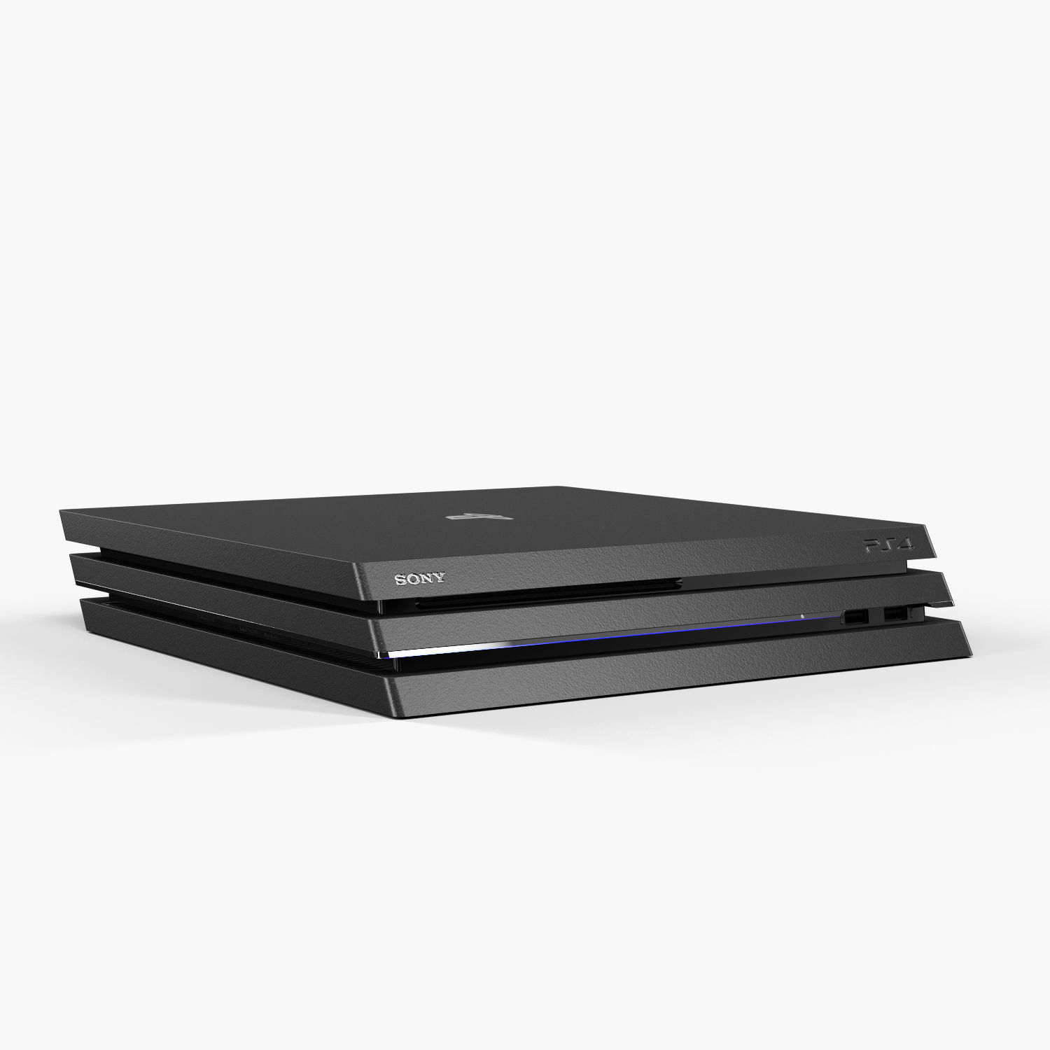 Sony PlayStation 4 Pro Low-poly 3D model_15
