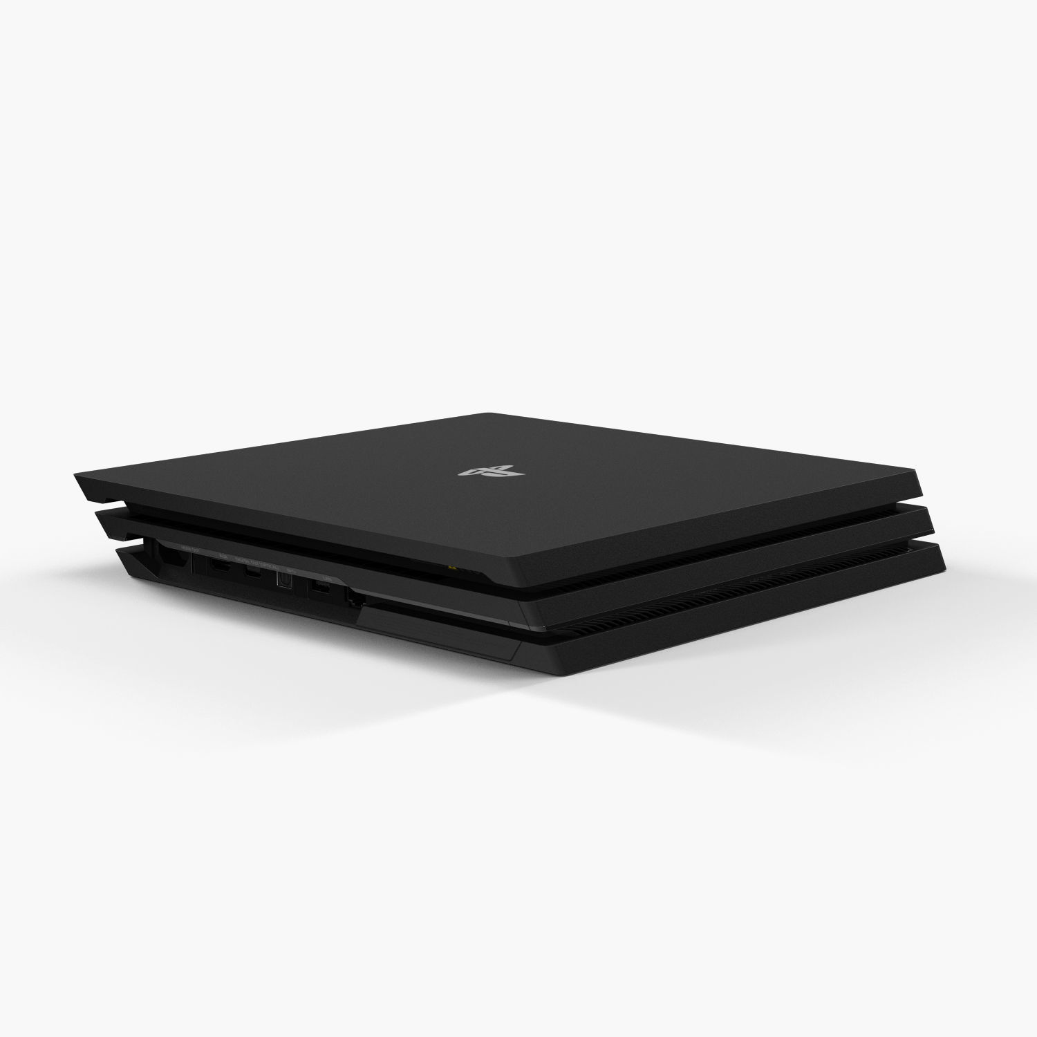Sony PlayStation 4 Pro Low-poly 3D model_25