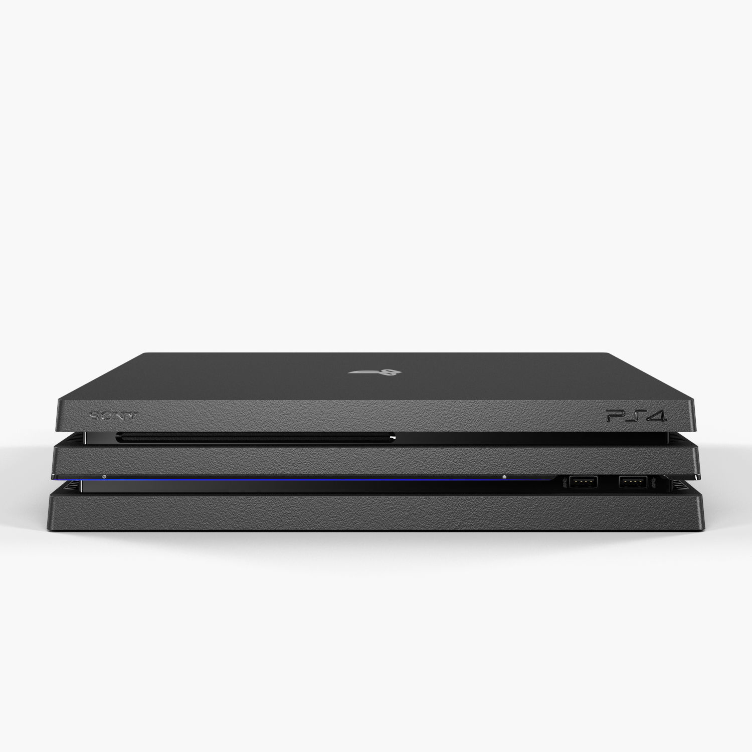 Sony PlayStation 4 Pro Low-poly 3D model_14