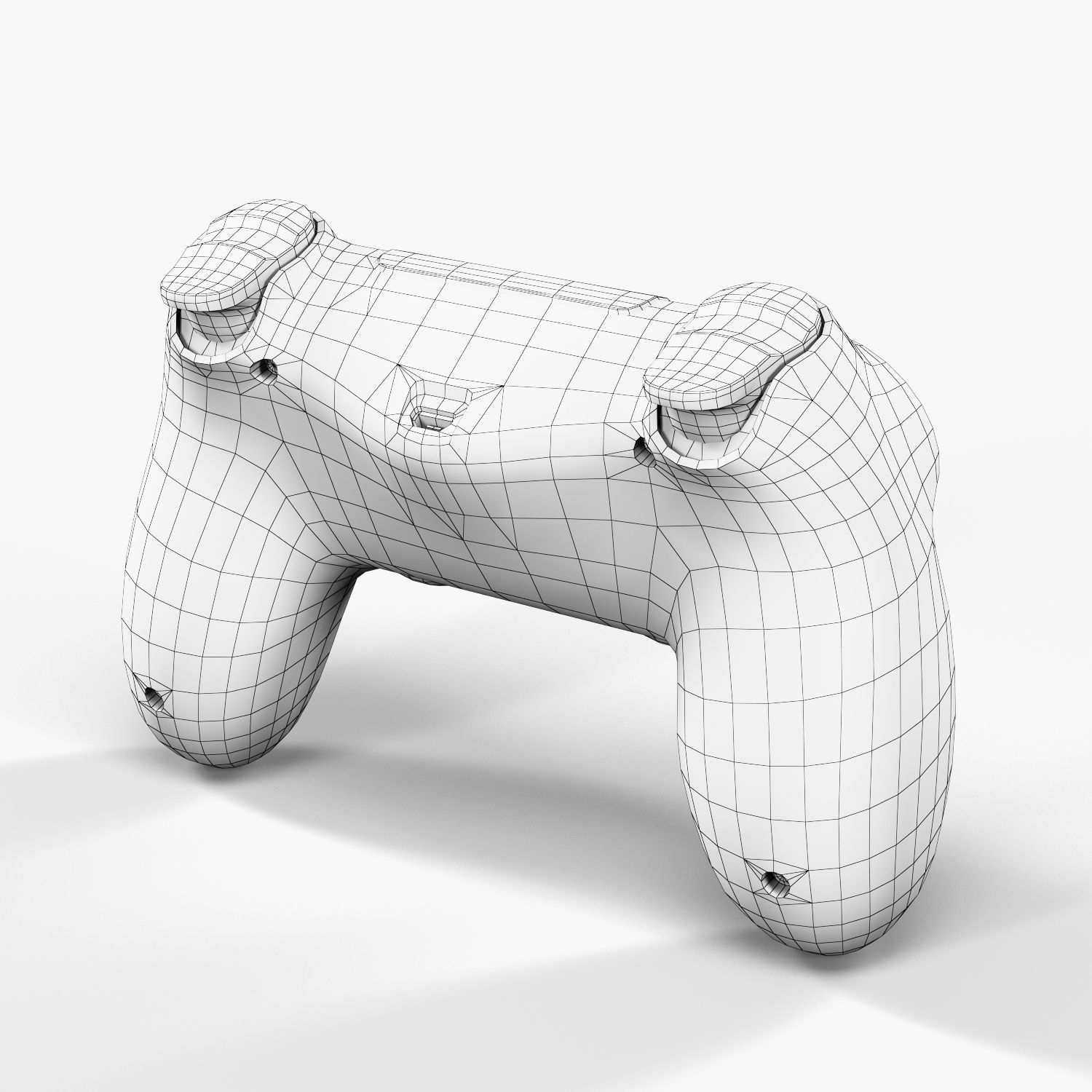 Sony PlayStation 4 Pro Low-poly 3D model_47