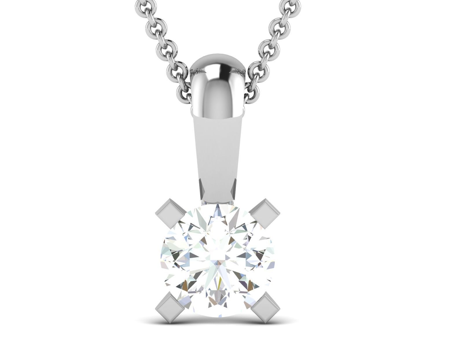 Solitaire pendant 3dm render detail 3D print model 3D print model_3