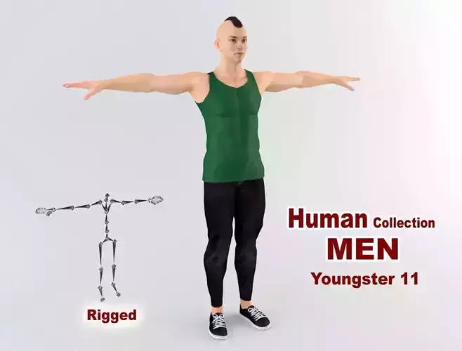 Youngster 11 3D model