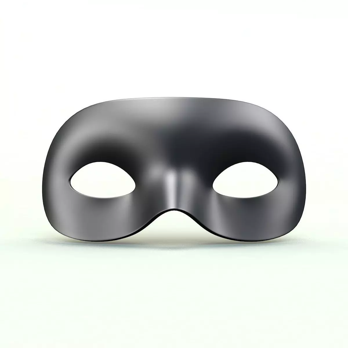 Mask without texture 3D model Low-poly 3D model