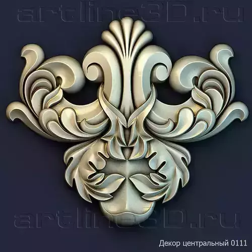 stl file ornate ornament 3D model