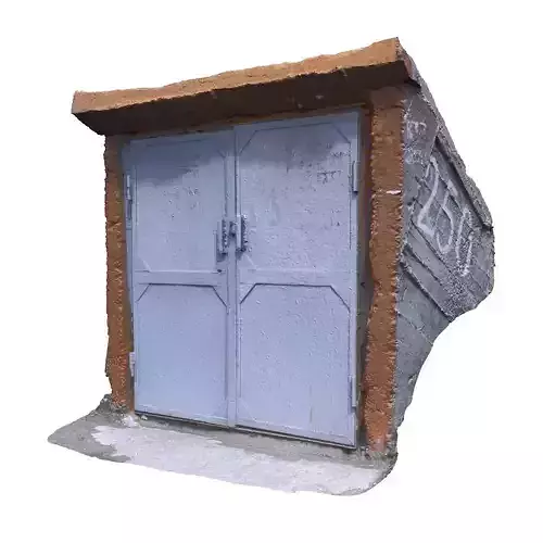 Underground Entrance 250 scan 6 3D model