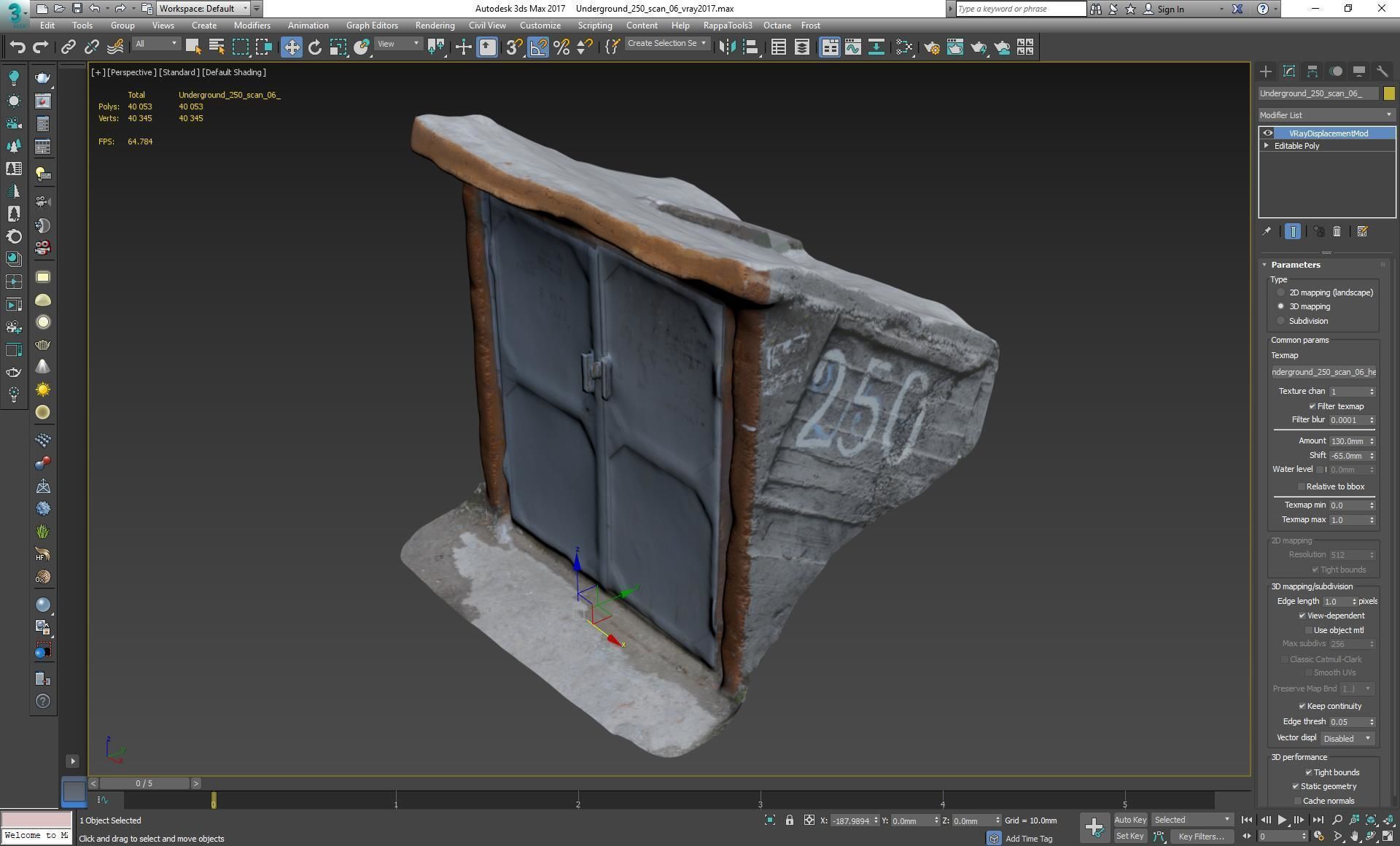 Underground Entrance 250 scan 6 3D model_12