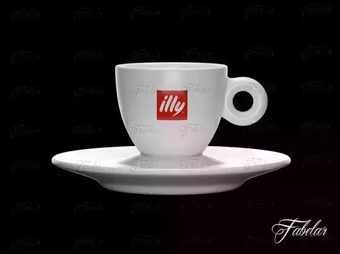 Illy coffee cup 3D model