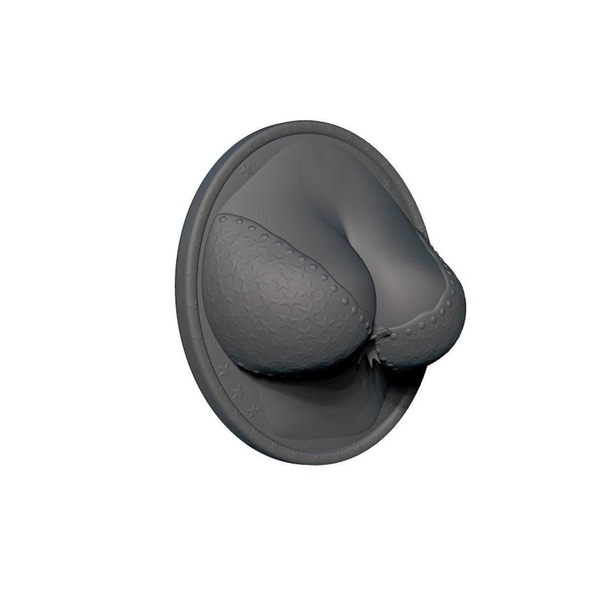 Cleavage Busty Bra Fridge Magnets set 3D print model_1