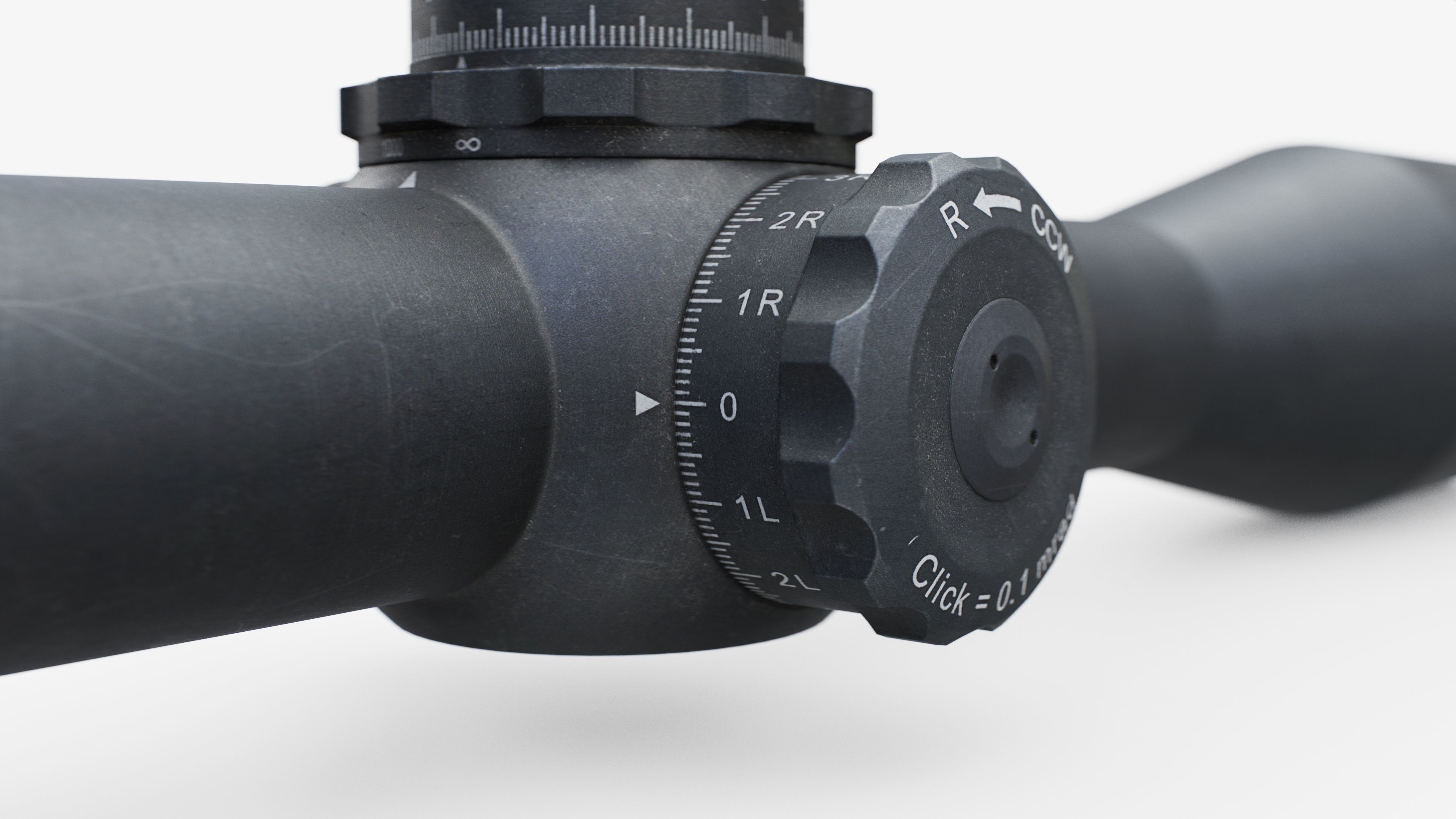 Kahles K624i 6-24x56mm Precision Rifle Scope Low-poly 3D model_20
