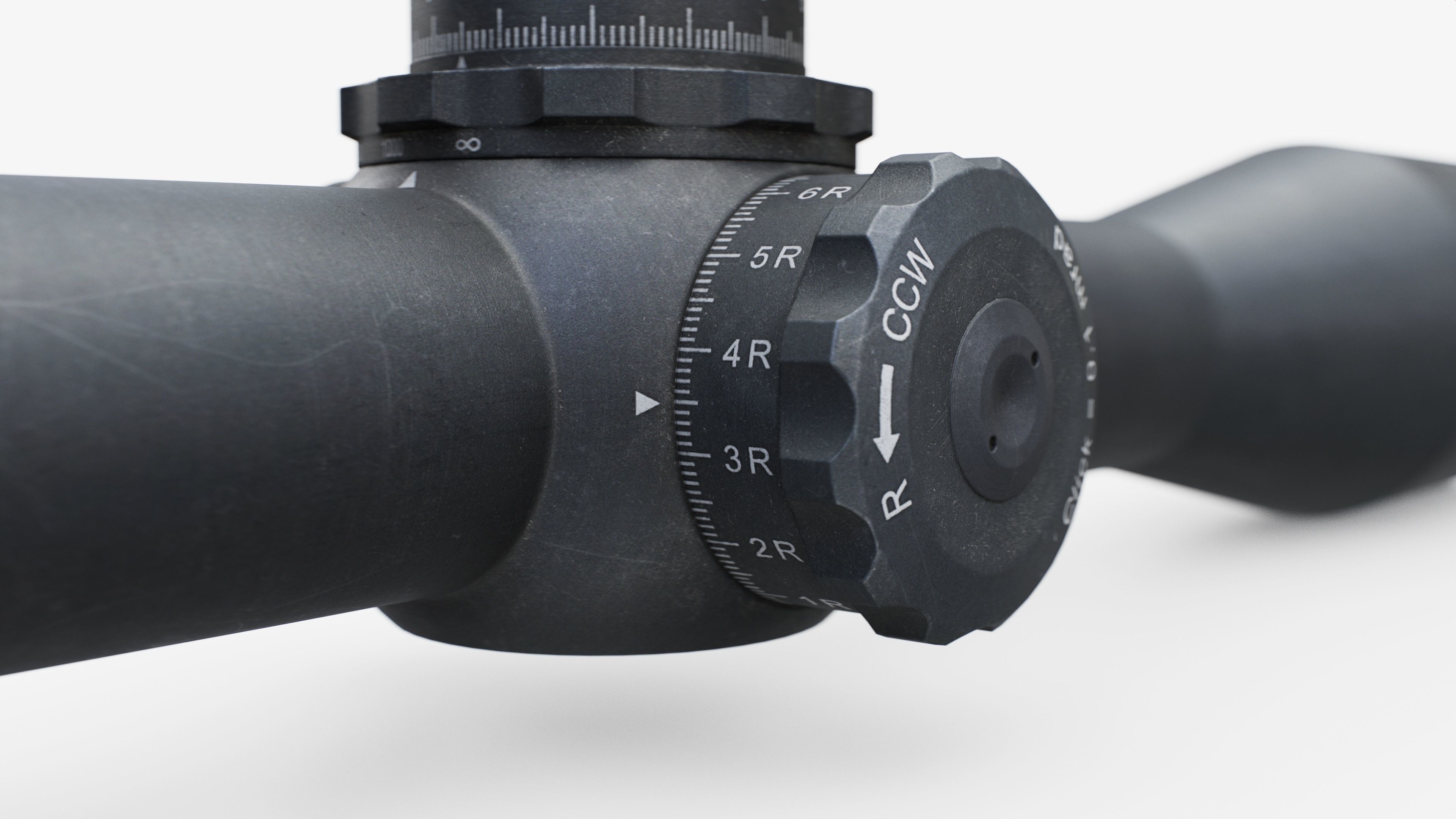 Kahles K624i 6-24x56mm Precision Rifle Scope Low-poly 3D model_21
