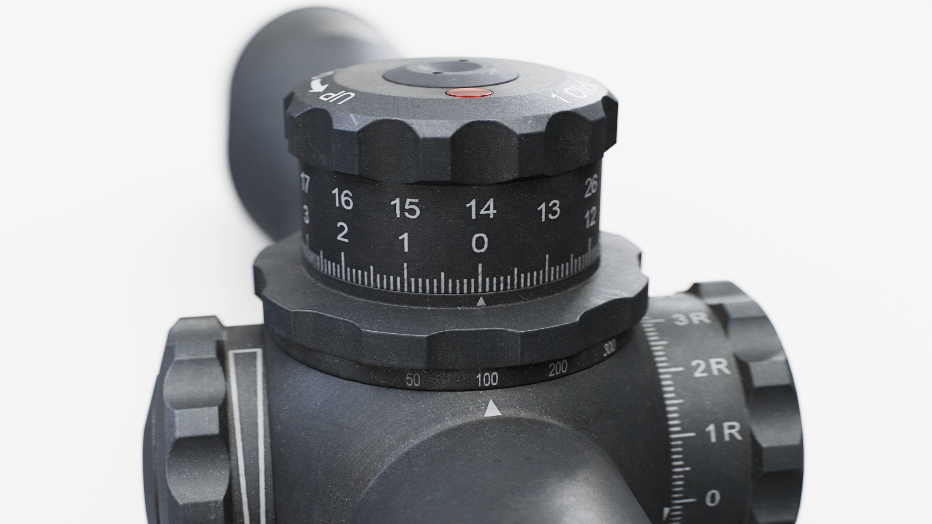 Kahles K624i 6-24x56mm Precision Rifle Scope Low-poly 3D model_16