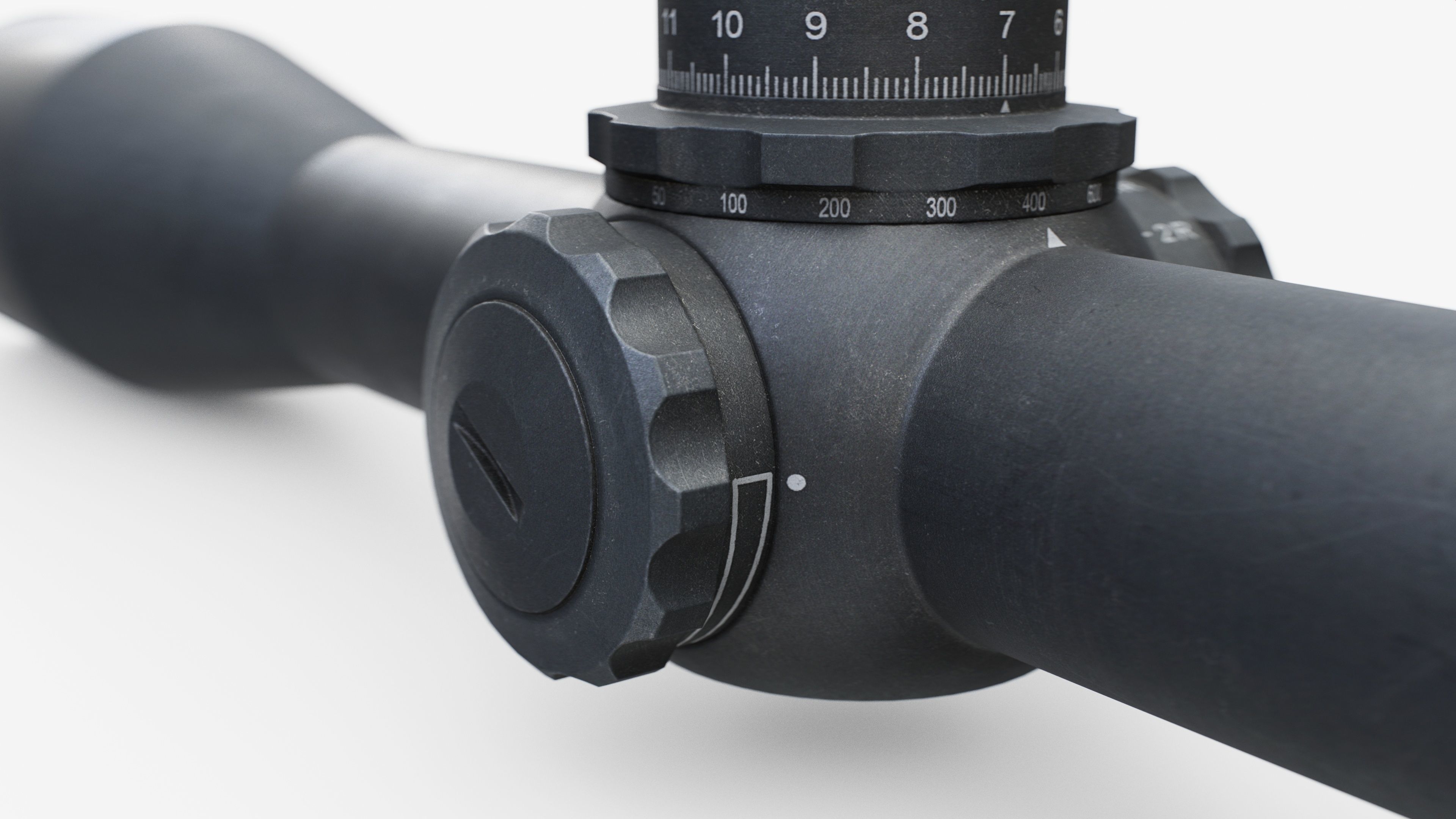 Kahles K624i 6-24x56mm Precision Rifle Scope Low-poly 3D model_15