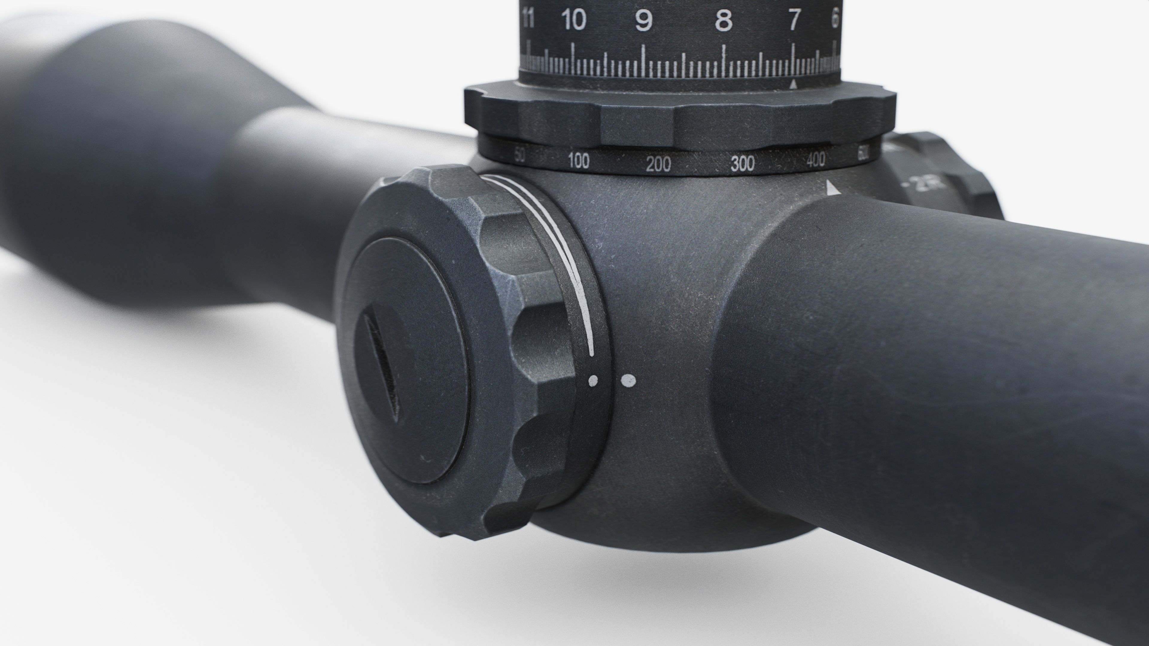 Kahles K624i 6-24x56mm Precision Rifle Scope Low-poly 3D model_13