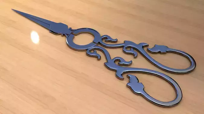 scissor pair of scissors on wooden table